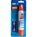 Amos White Craft Glue Pen 34ml